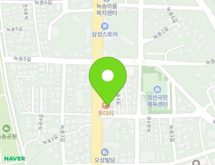 80 Noksong-ro, Jeongseon-eup, Jeongseon-gun, Gangwon-do, Republic of Korea Map