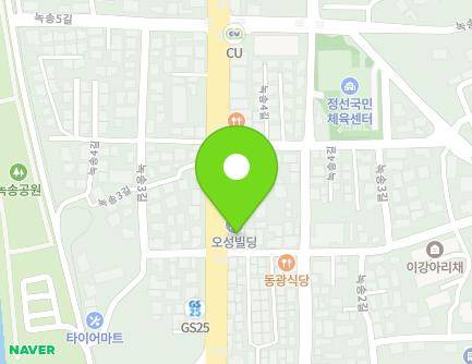 70 Noksong-ro, Jeongseon-eup, Jeongseon-gun, Gangwon-do, Republic of Korea Map