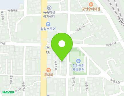 37-8 Noksong 4-gil, Jeongseon-eup, Jeongseon-gun, Gangwon-do, Republic of Korea Map