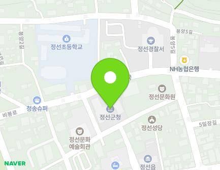 21 Bongyang 3-gil, Jeongseon-eup, Jeongseon-gun, Gangwon-do, Republic of Korea Map