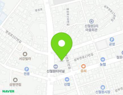 7-2 Sambuyeon-ro 7beon-gil, Galmal-eup, Cheorwon-gun, Gangwon-do, Republic of Korea Map
