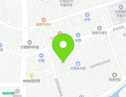8-19 Sambuyeon-ro 18beon-gil, Galmal-eup, Cheorwon-gun, Gangwon-do, Republic of Korea Map