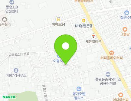 10-1 Dongsongsijang-gil, Dongsong-eup, Cheorwon-gun, Gangwon-do, Republic of Korea Map