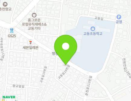 22 Gyodong-gil, Chuncheon-si, Gangwon-do, Republic of Korea Map