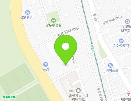 17 Jungang-ro 194beon-gil, Chuncheon-si, Gangwon-do, Republic of Korea Map