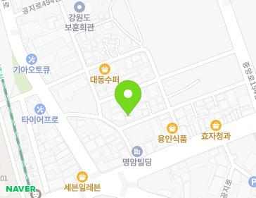 58-1 Gayeon-gil 5beon-gil, Chuncheon-si, Gangwon-do, Republic of Korea Map