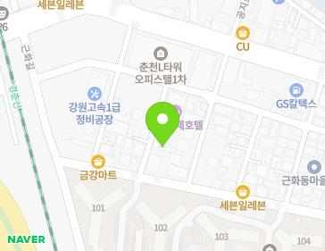 73-13 Bangsong-gil 36beon-gil, Chuncheon-si, Gangwon-do, Republic of Korea Map