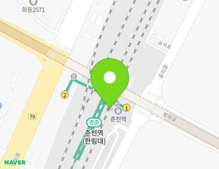 591 Gongji-ro, Chuncheon-si, Gangwon-do, Republic of Korea Map