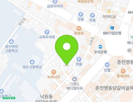 10 Jungang-ro 68beon-gil, Chuncheon-si, Gangwon-do, Republic of Korea Map