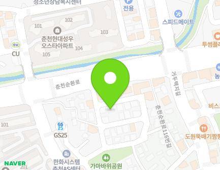 41-54 Geodutaekji-gil, Dongnae-myeon, Chuncheon-si, Gangwon-do, Republic of Korea Map