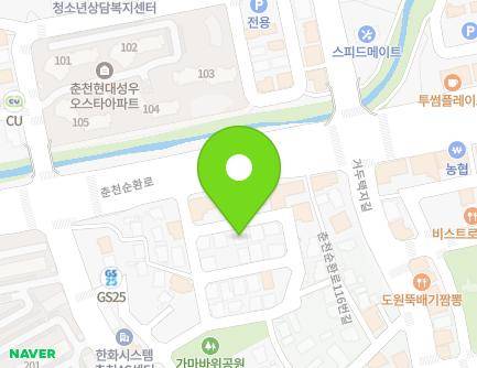 41-42 Geodutaekji-gil, Dongnae-myeon, Chuncheon-si, Gangwon-do, Republic of Korea Map