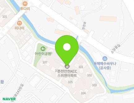 69 Mancheon-ro, Dong-myeon, Chuncheon-si, Gangwon-do, Republic of Korea Map