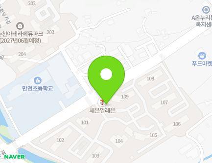 94 Huseok-ro 326beon-gil, Dong-myeon, Chuncheon-si, Gangwon-do, Republic of Korea Map
