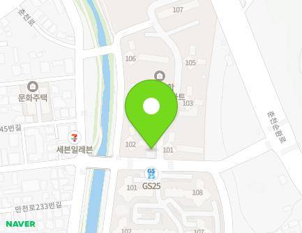 244 Mancheon-ro, Dong-myeon, Chuncheon-si, Gangwon-do, Republic of Korea Map
