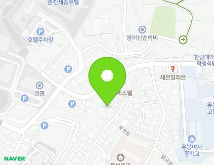 61-5 Okcheon-gil, Chuncheon-si, Gangwon-do, Republic of Korea Map