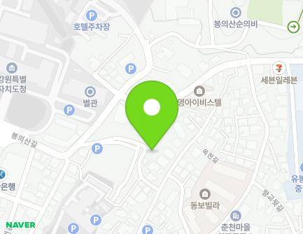 9-1 Bonguisan-gil 14beon-gil, Chuncheon-si, Gangwon-do, Republic of Korea Map