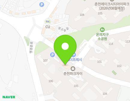 458 Sports town-gil, Chuncheon-si, Gangwon-do, Republic of Korea Map