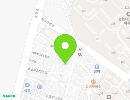 14 Soyang-ro 126beon-gil, Chuncheon-si, Gangwon-do, Republic of Korea Map