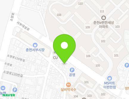 21-6 Soyanggogae-gil, Chuncheon-si, Gangwon-do, Republic of Korea Map