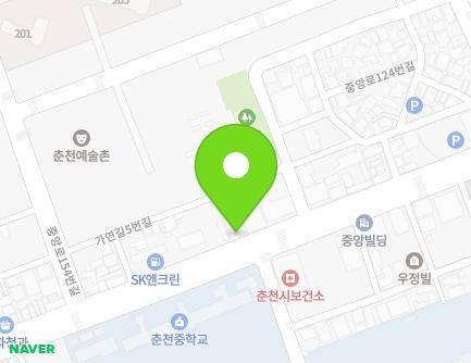 140 Jungang-ro, Chuncheon-si, Gangwon-do, Republic of Korea Map