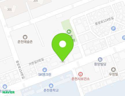 142 Jungang-ro, Chuncheon-si, Gangwon-do, Republic of Korea Map