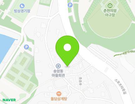 30-3 Songam-gil, Chuncheon-si, Gangwon-do, Republic of Korea Map