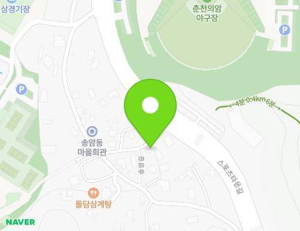 30-8 Songam-gil, Chuncheon-si, Gangwon-do, Republic of Korea Map
