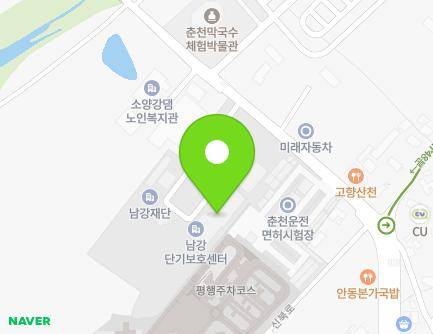255 Sinbuk-ro, Sinbuk-eup, Chuncheon-si, Gangwon-do, Republic of Korea Map