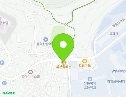 24-1 Bonguisan-gil 22beon-gil, Chuncheon-si, Gangwon-do, Republic of Korea Map