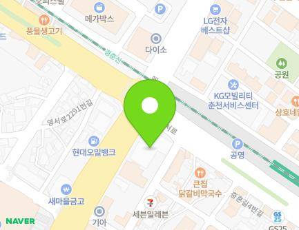 2370 Gyeongchun-ro, Chuncheon-si, Gangwon-do, Republic of Korea Map
