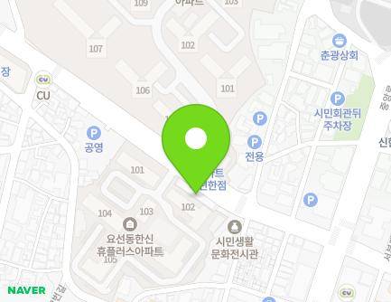 38 Seobudaeseong-ro, Chuncheon-si, Gangwon-do, Republic of Korea Map