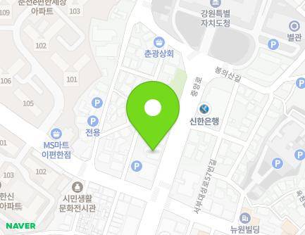 14 Jungang-ro, Chuncheon-si, Gangwon-do, Republic of Korea Map