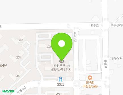 130 Udu-ro, Chuncheon-si, Gangwon-do, Republic of Korea Map