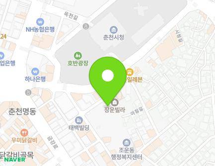 16-2 Sicheong-gil, Chuncheon-si, Gangwon-do, Republic of Korea Map