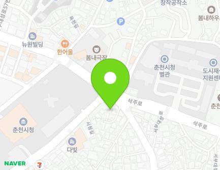 40 Sicheong-gil, Chuncheon-si, Gangwon-do, Republic of Korea Map