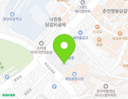 4-19 Myeongdong-gil 29beon-gil, Chuncheon-si, Gangwon-do, Republic of Korea Map