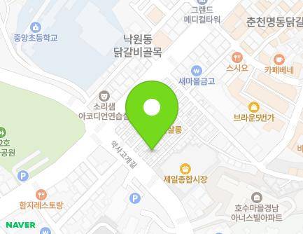 4-23 Myeongdong-gil 29beon-gil, Chuncheon-si, Gangwon-do, Republic of Korea Map