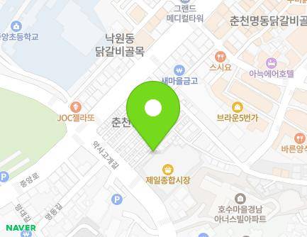 8-17 Myeongdong-gil 29beon-gil, Chuncheon-si, Gangwon-do, Republic of Korea Map