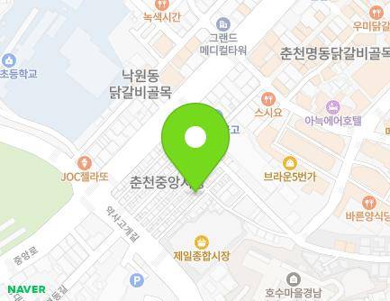 8-4 Myeongdong-gil 29beon-gil, Chuncheon-si, Gangwon-do, Republic of Korea Map