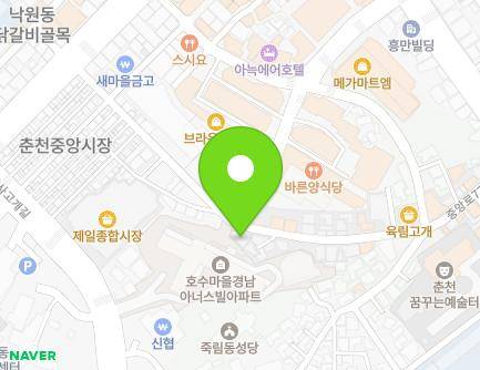22 Jungang-ro 77beon-gil, Chuncheon-si, Gangwon-do, Republic of Korea Map