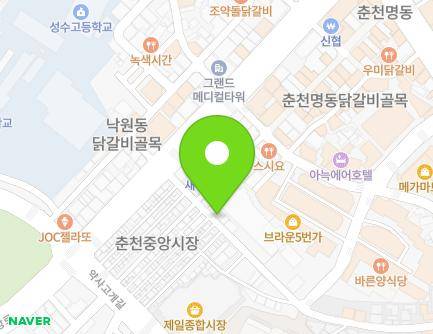 7-1 Jungang-ro 77beon-gil, Chuncheon-si, Gangwon-do, Republic of Korea Map