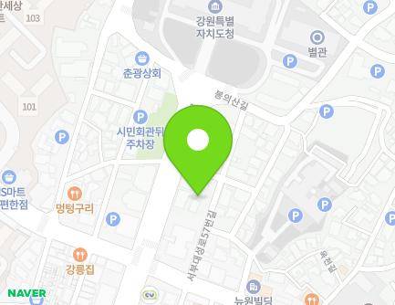7 Seobudaeseong-ro 57beon-gil, Chuncheon-si, Gangwon-do, Republic of Korea Map