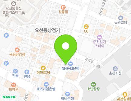B37-3 Jungang-ro, Chuncheon-si, Gangwon-do, Republic of Korea Map