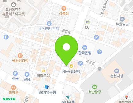 B37-2 Jungang-ro, Chuncheon-si, Gangwon-do, Republic of Korea Map