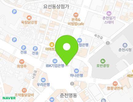 B45-3 Jungang-ro, Chuncheon-si, Gangwon-do, Republic of Korea Map