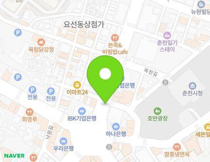 B43 Jungang-ro, Chuncheon-si, Gangwon-do, Republic of Korea Map