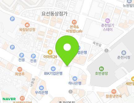 B43-2 Jungang-ro, Chuncheon-si, Gangwon-do, Republic of Korea Map
