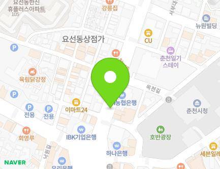 B39-4 Jungang-ro, Chuncheon-si, Gangwon-do, Republic of Korea Map