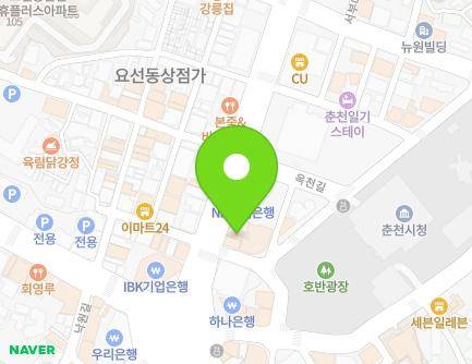 B39 Jungang-ro, Chuncheon-si, Gangwon-do, Republic of Korea Map