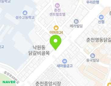 B74-3 Jungang-ro, Chuncheon-si, Gangwon-do, Republic of Korea Map